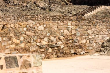 Antik kale inşaat için ünlü. eski mimari iç ve dış için kullanılan. duvar kağıtları ve dokulu sandy
