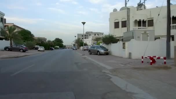 Zobrazit Jízdy Města Maskat Silnic Omán Střední Východ Gcc Vozidla — Stock video