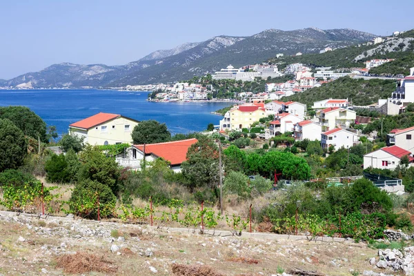 Fantastisk Utsikt Över Bosnien Och Hercegovina Malis Bukt Ston Liten — Stockfoto