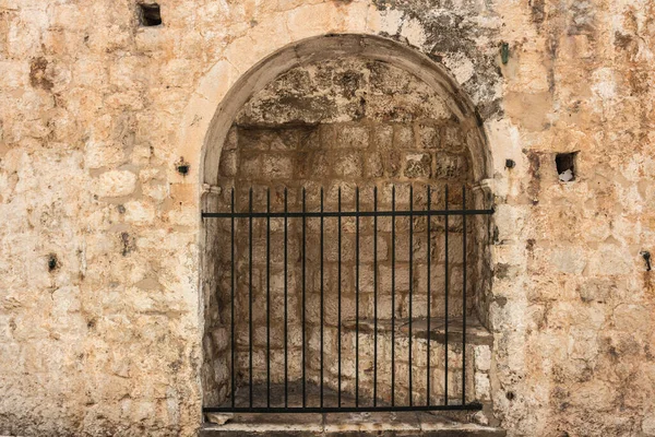 Dubrovnik Eski Şehir Hapishane Kapısı Eski Kale Manzarası Antik Hapishane — Stok fotoğraf