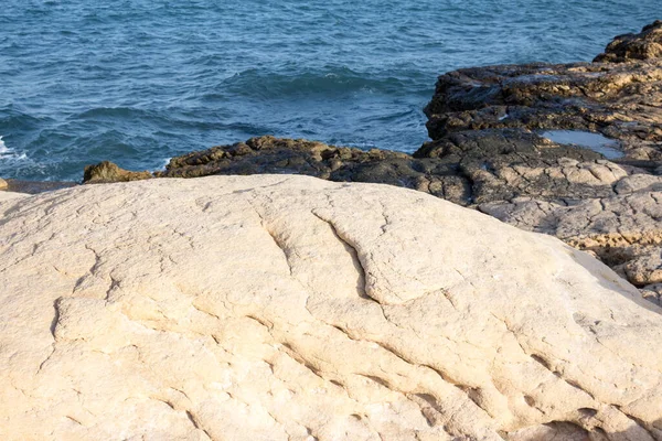 Oman Beach Sea Amazing Rocks Sur Fence Beach — Foto Stock