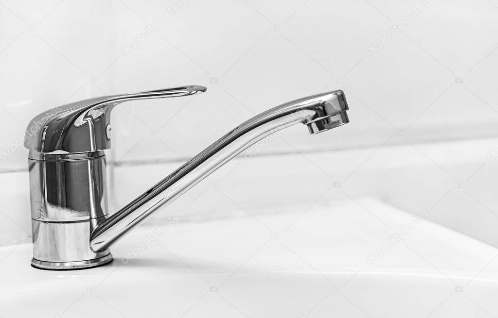 Faucet  in the bathroom