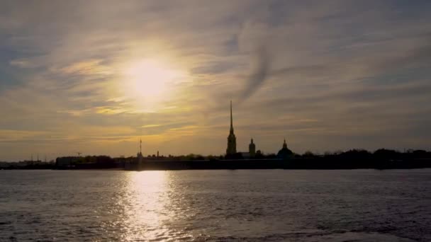 Rusland Sint Petersburg Peter Paul Fort Mei 2020 Peter Paul — Stockvideo