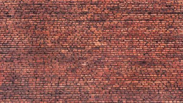 Red brick wall texture for interior design. — Stock Photo, Image