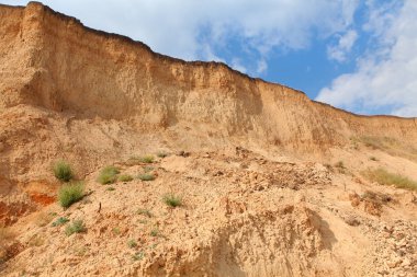 Kırmızı kil uçurum rock