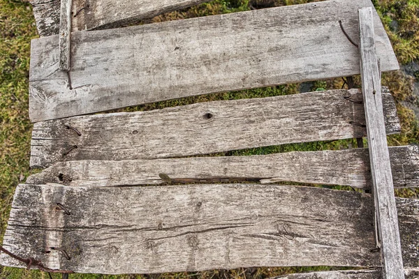 Puente colgante de madera — Foto de Stock