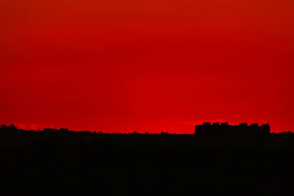 Stadt am Abend — Stockfoto