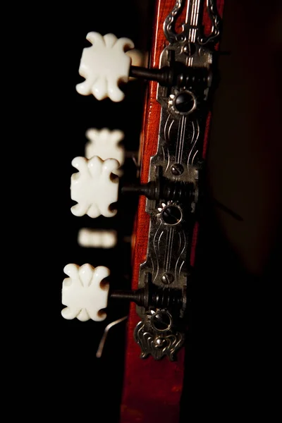 古典吉他机制 — 图库照片