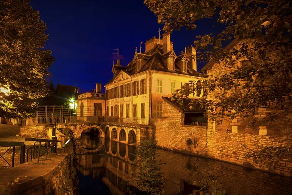 Castillo Medieval Noche — Foto de Stock
