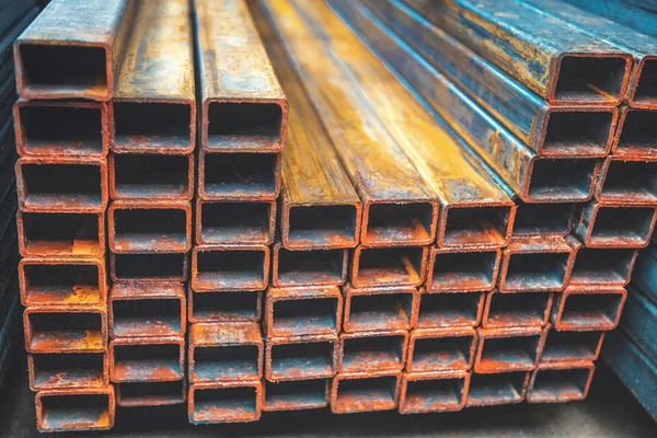 Metal Profiles Rectangular Profile — Stock Photo, Image