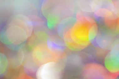 renkli bokeh ve arka ışık