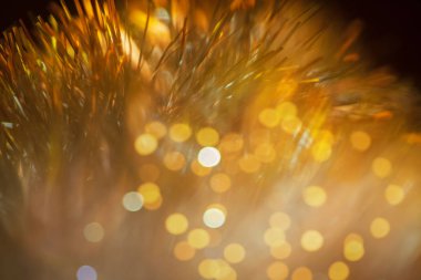 köpüklü bokeh yılbaşı dekorasyonu