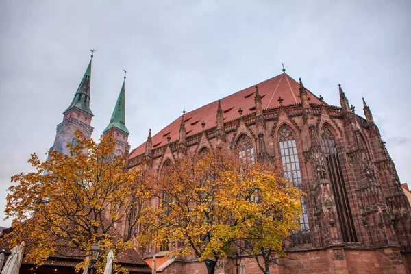 Catedral São Sebaldo Nuremberga Alemanha — Fotografia de Stock
