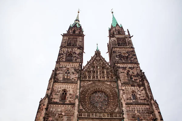 Igreja Santa Lorenz Nuremberga — Fotografia de Stock