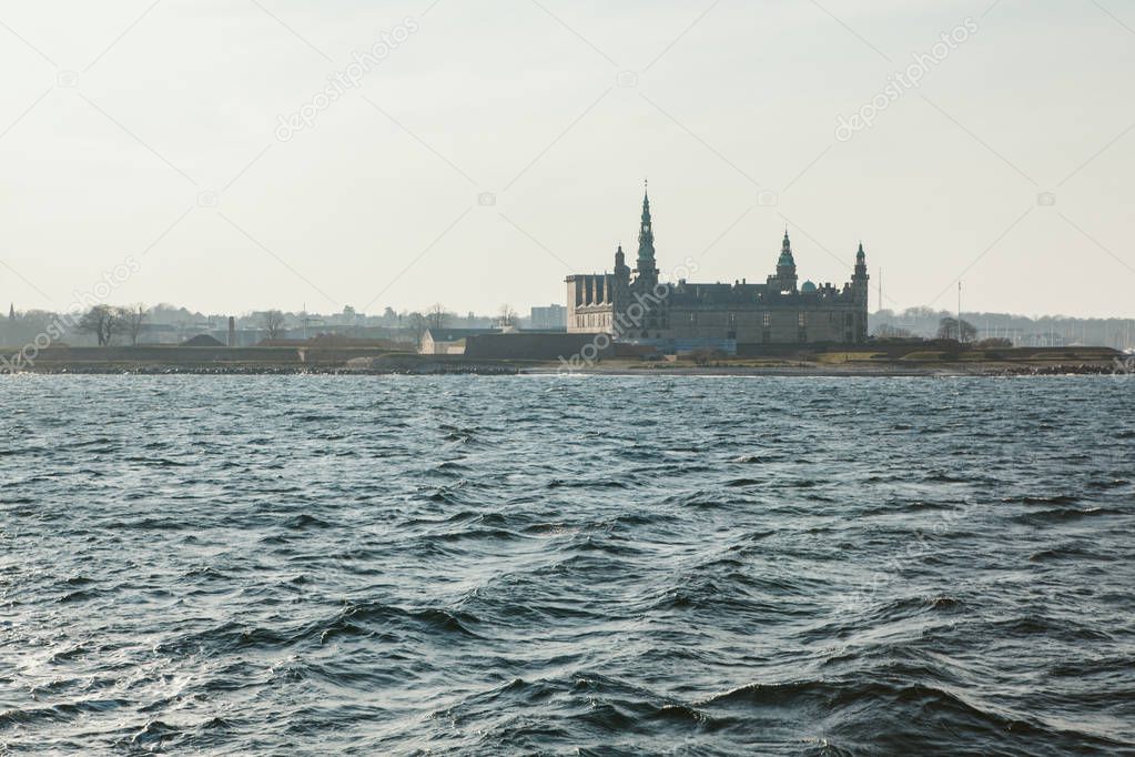 Kronborg Castle on the danish coast