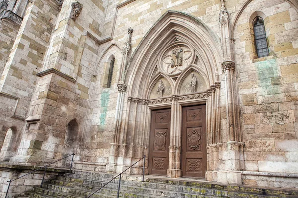 Entrada Escadas Catedral São Pedro Regensburg — Fotografia de Stock