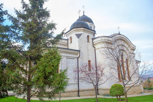 Gereja Putih Curchi Yang Terkenal Moldova — Stok Foto
