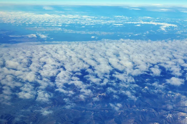 Cúmulos Nubes Sobre Las Montañas — Foto de Stock
