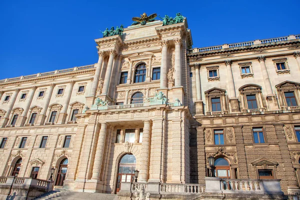 Fachada Neue Burg Heldenplatz Viena — Foto de Stock
