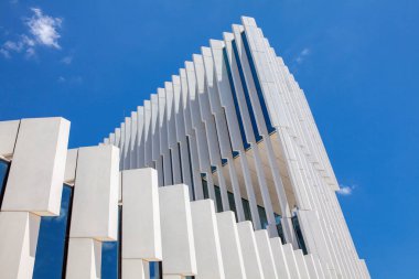 abstract design of building in modern style 