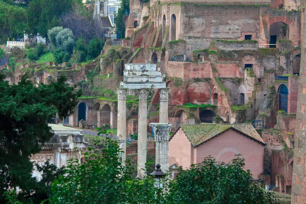 Antique Palatine Hill Roman Forum — 스톡 사진