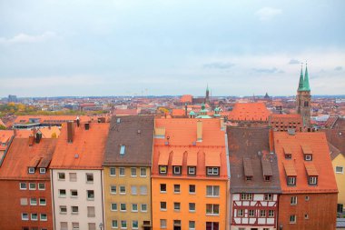 residential houses in old town of Nuremberg