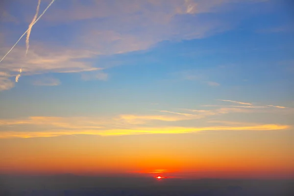 日落时分 维也纳美丽的天际 — 图库照片