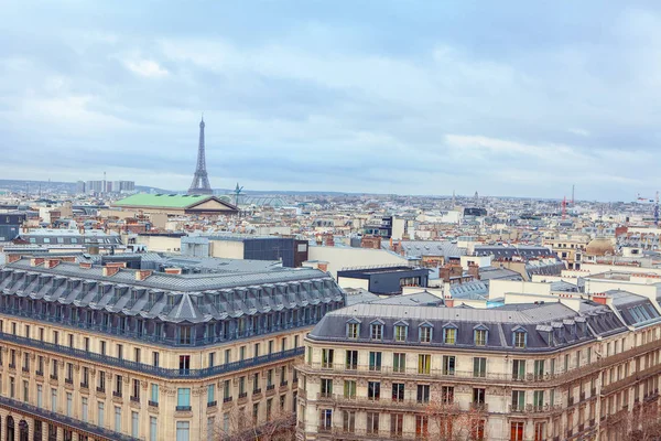 Luftaufnahme Zentraler Straßen Paris — Stockfoto