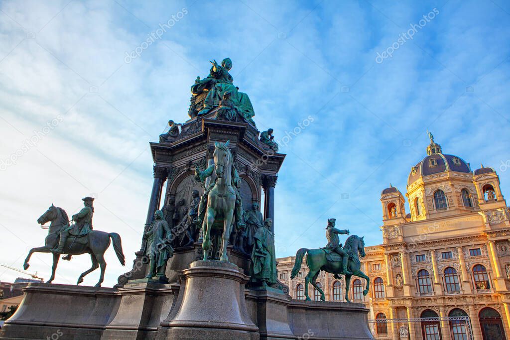 Maria-Theresien-Platz Monument in Vienna 
