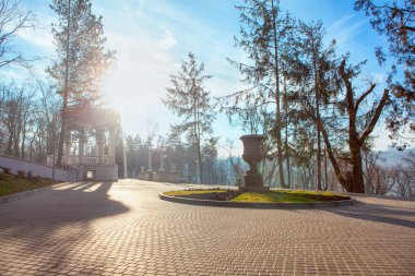 Bahar parkında sabah