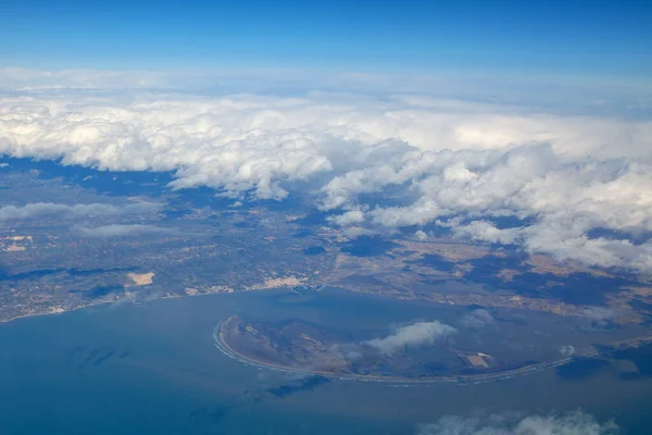 Vue Aérienne Costa Fora Espagnole Mer Méditerranée — Photo