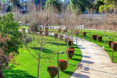 İlkbaharda Valencia Merkez Parkı