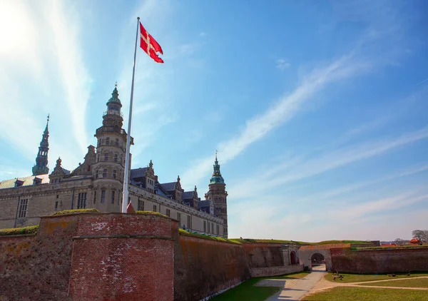 Castelo Dinamarquês Cidade Helsingor — Fotografia de Stock