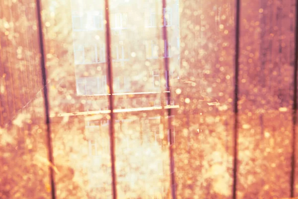 Izgaralı Kirli Pencere Camı — Stok fotoğraf