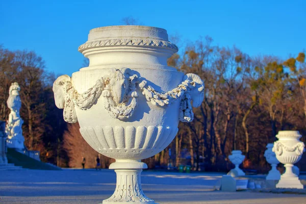 Huge Street Vase Made Marble — Stock Photo, Image