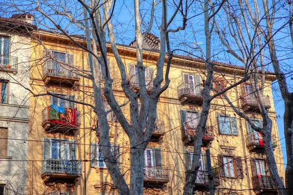 Casa Residencial Típica Cidade Italiana — Fotografia de Stock