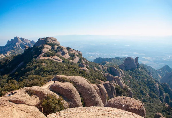 Montserrat Majestatyczne Góry Catalunya — Zdjęcie stockowe