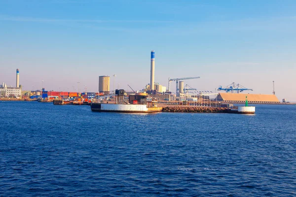 Porto Svedese Nella Città Helsingborg — Foto Stock