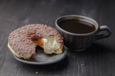 çikolatalı çörek, geleneksel Polonya çörek, çörek için eski bir tarifi, ev çörek