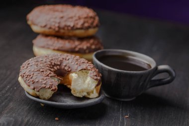 çikolatalı çörek, geleneksel Polonya çörek, çörek için eski bir tarifi, ev çörek