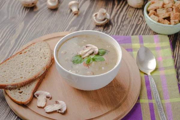 Soppsuppe Trebakgrunn – stockfoto