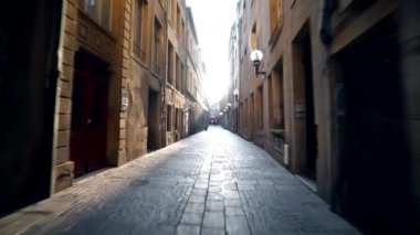 Metz Fransa Toén merkezinde küçük sokak
