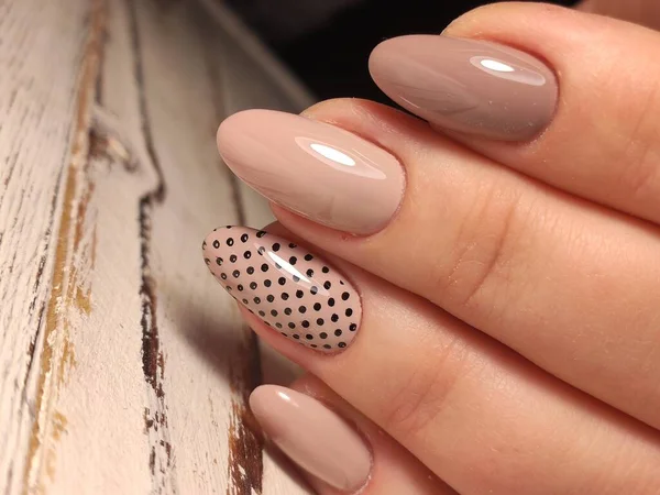 Betoverend Mooie Manicure Achtergrond Van Een Trendy Textuur — Stockfoto