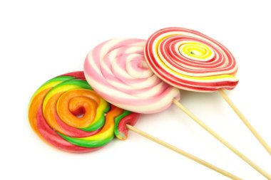 renkli sarmal lolipop 