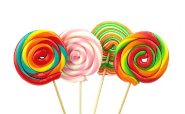 renkli sarmal lolipop 