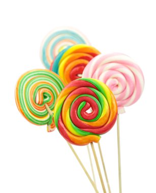 renkli sarmal lolipop 