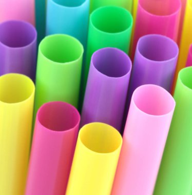 renkli kokteyl kamış