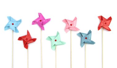 Renkli pinwheels oyuncak 