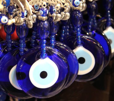 Turkish superstition evil eye beads, ( Nazar beads ) clipart