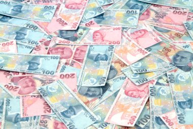 Türk Lirası banknot (deneyin veya Tl) 100 Tl ile 200 Tl